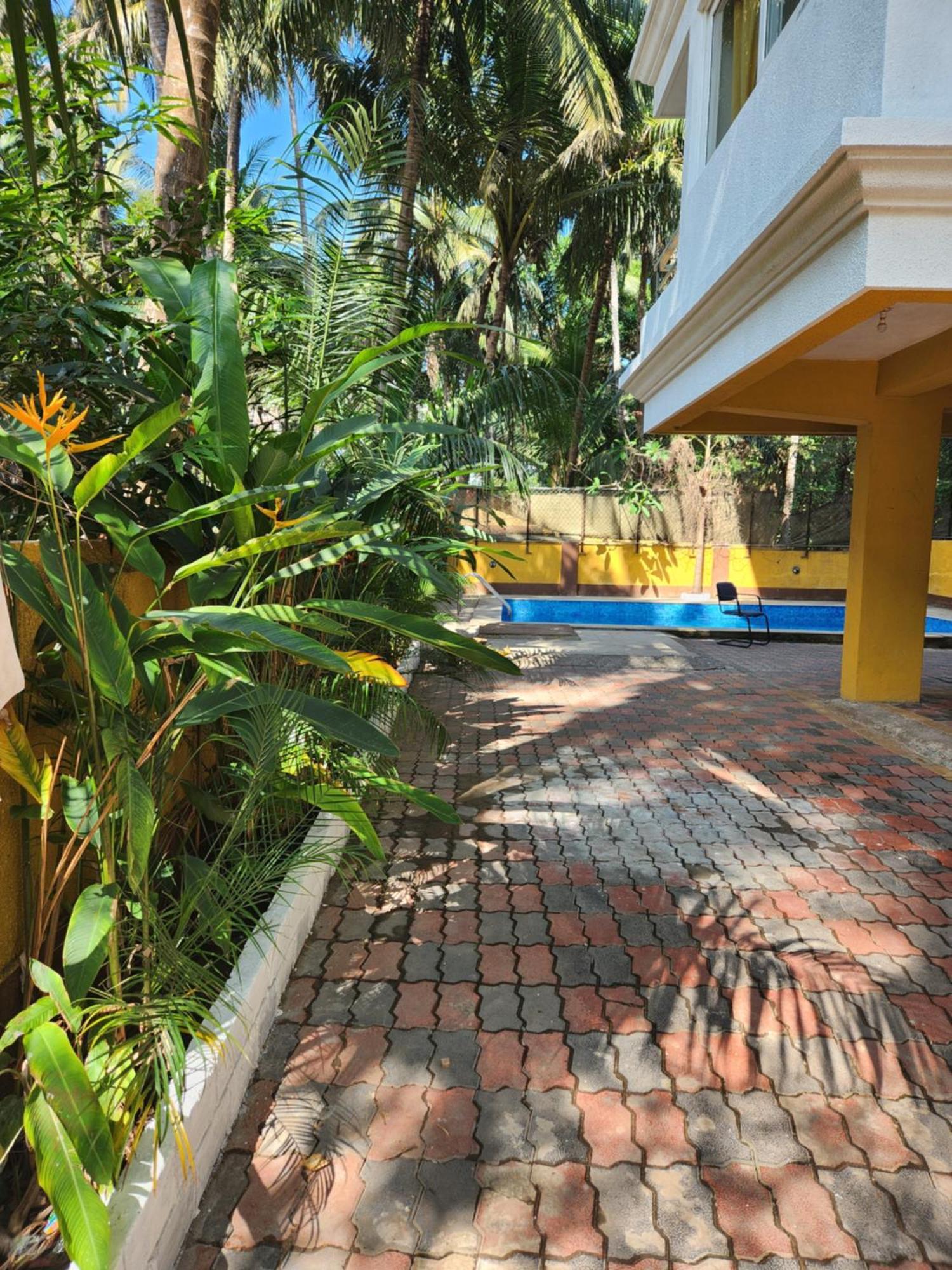 Luxury 2Bhk Apartment Near Calangute Baga Beach With Pool Exterior photo